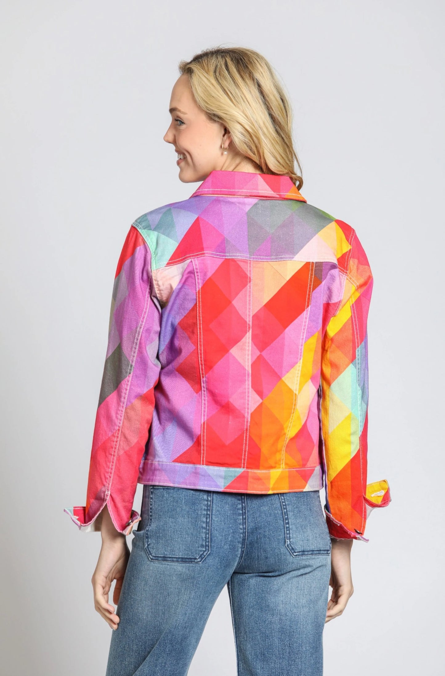 Print Denim Jacket