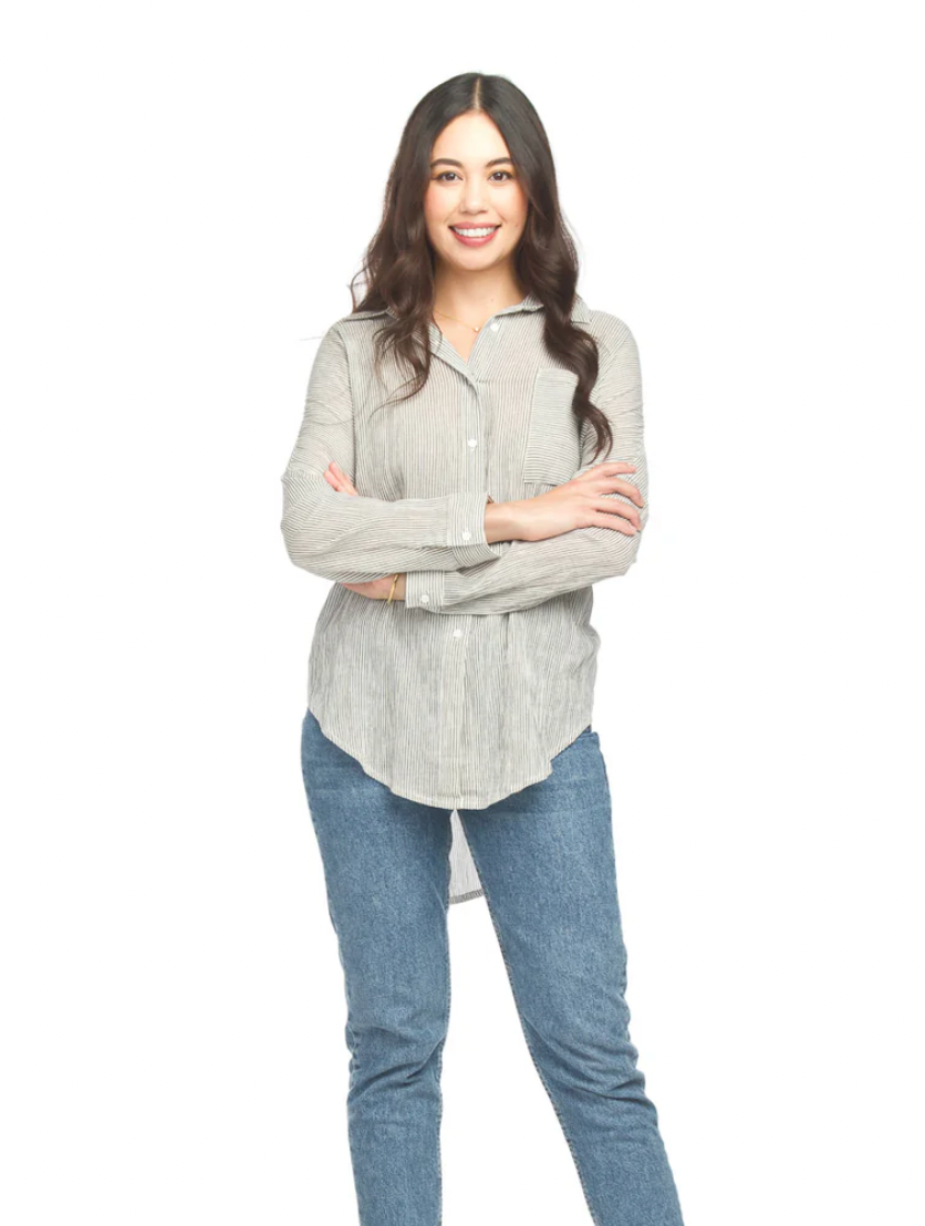 OVERSIZED SEERSUCKER SHIRT