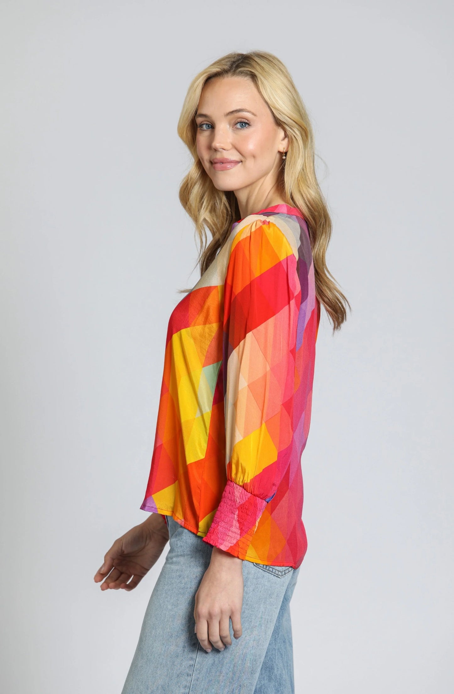 Split neck Blouse