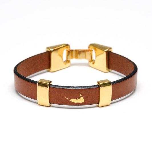 Sankaty Bracelet - Mahogany/Gold