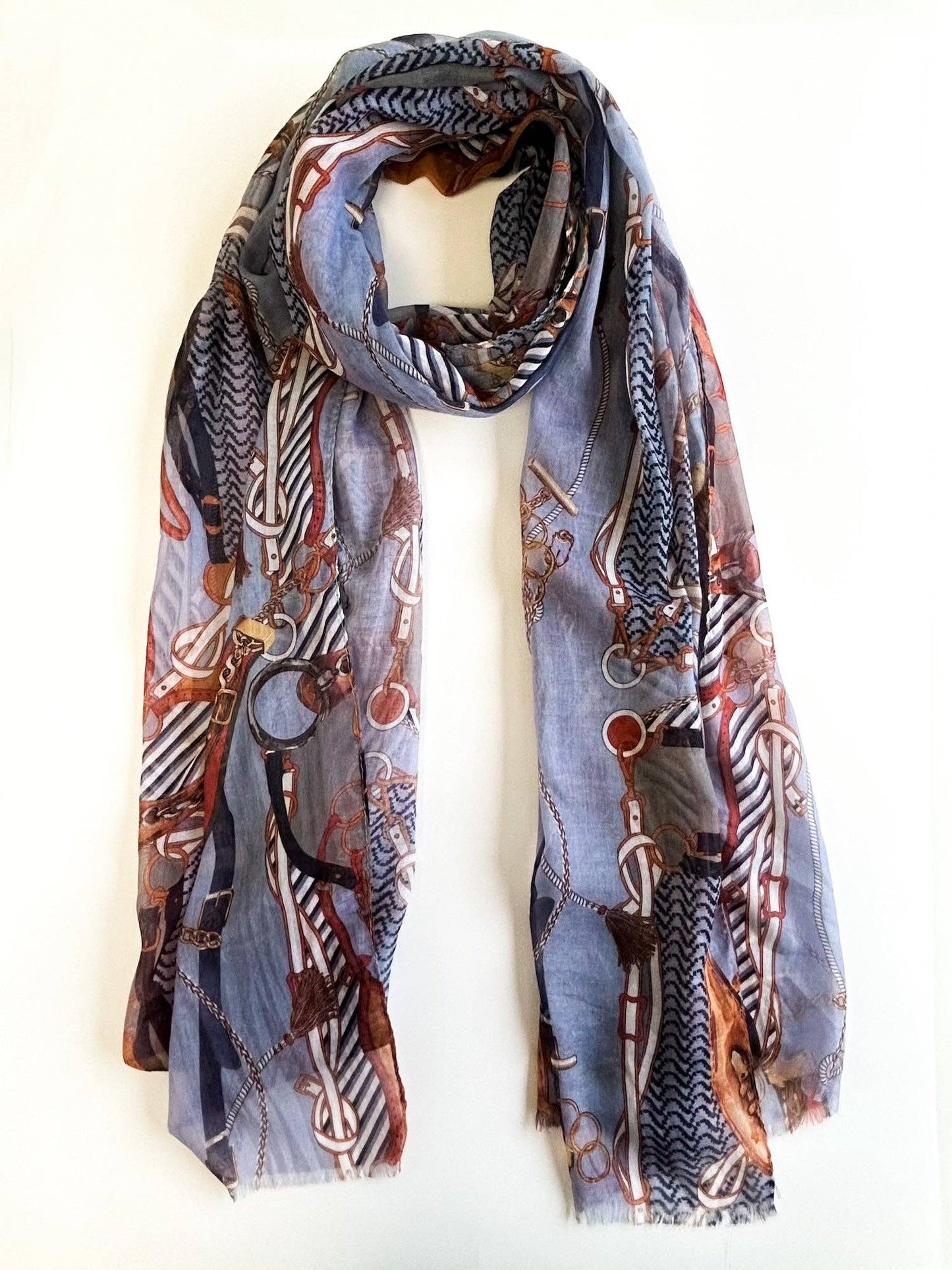 Coco Scarf | Denim Blue